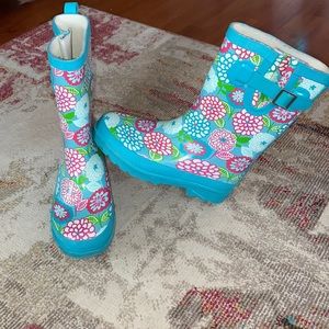 🌟(3 for $15) Girls sz 1 rain boots